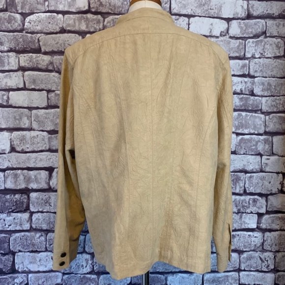 Chico's Size XL Tan Button Down Jacket - Picture 9 of 12